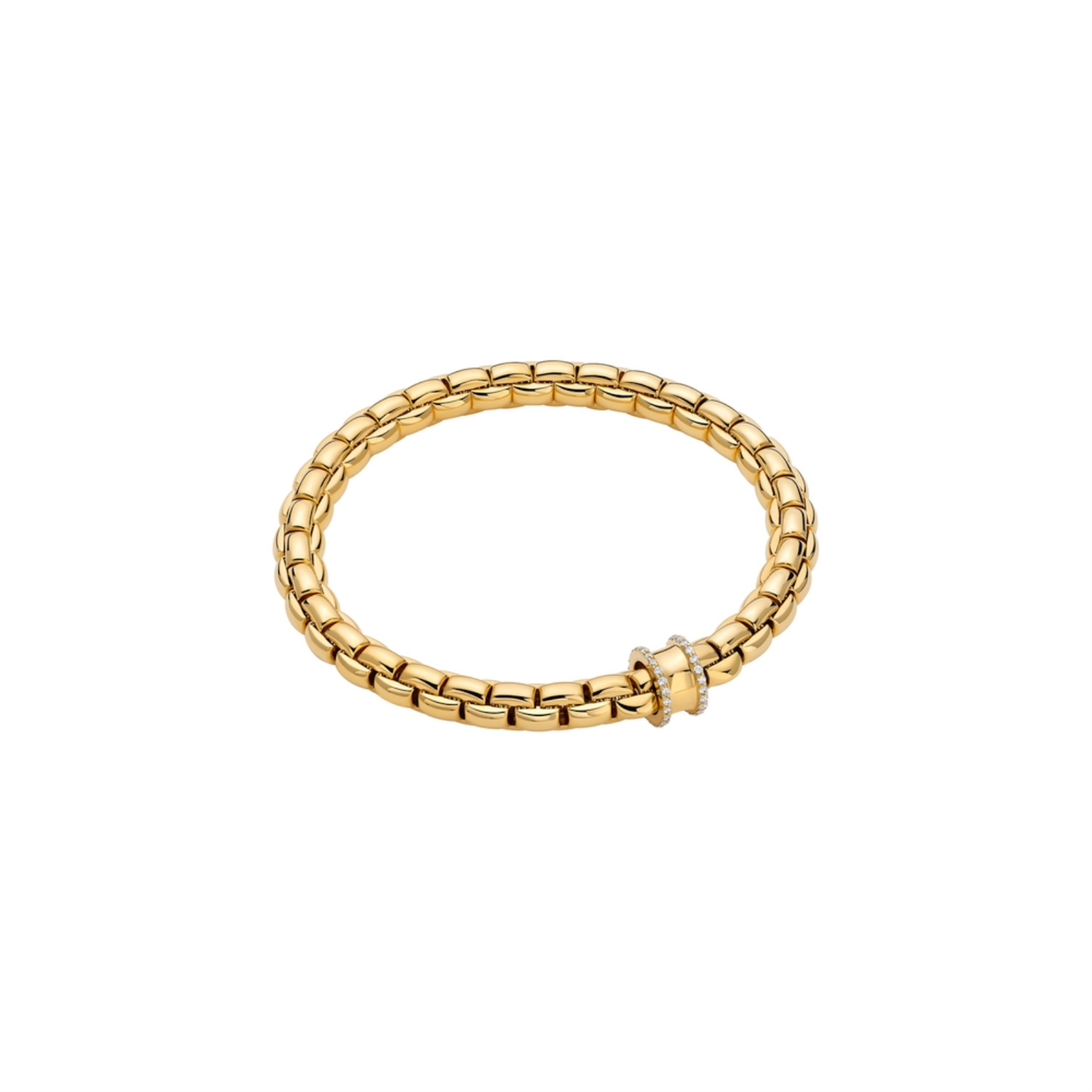 Flex'it bracelet with a diamond pavé