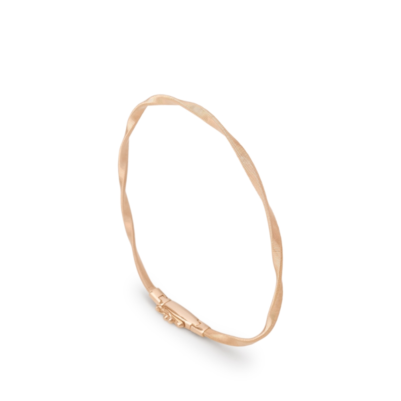 Marrakech Rose Gold Twisted Coil Bracelet