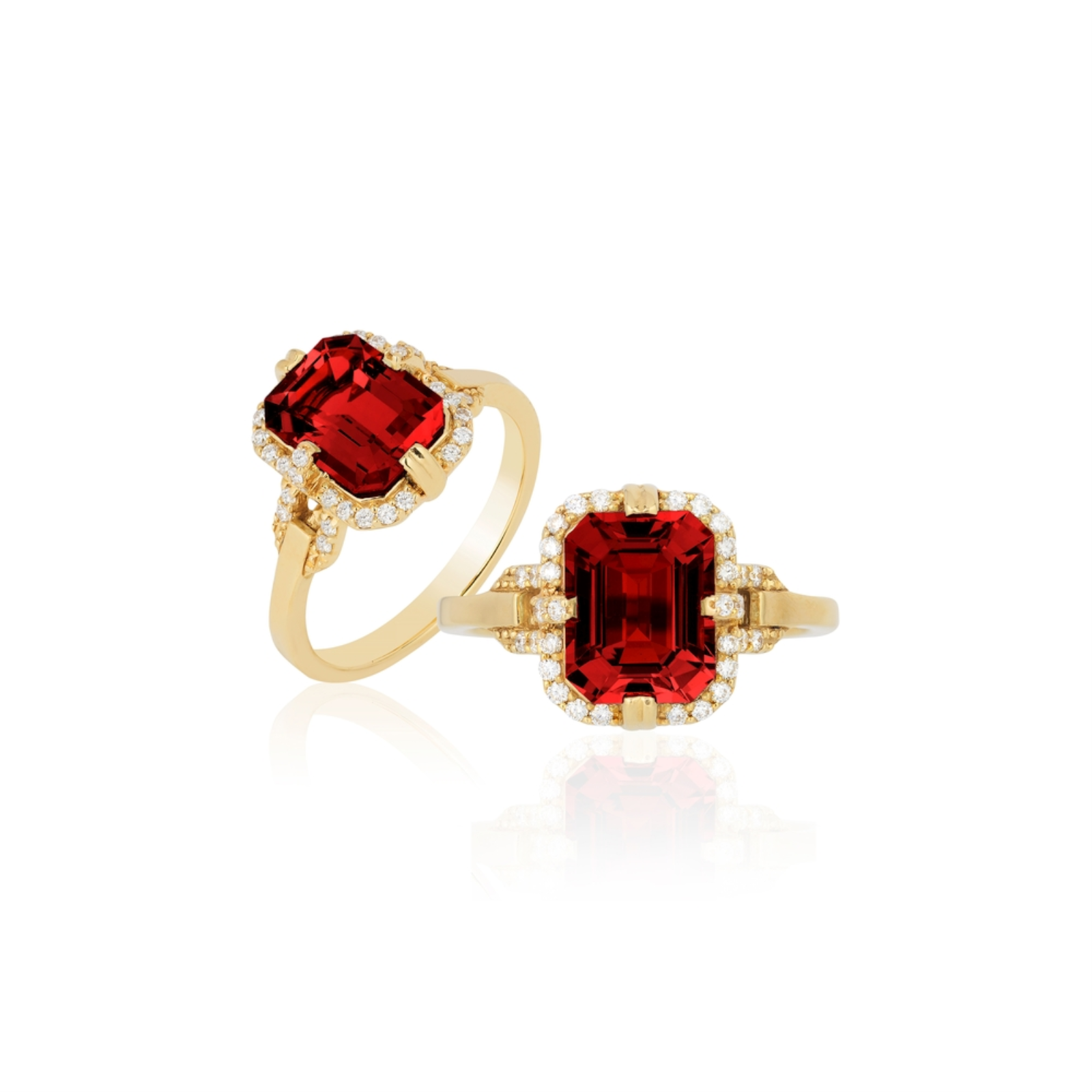 Gossip Emerald Cut Ring