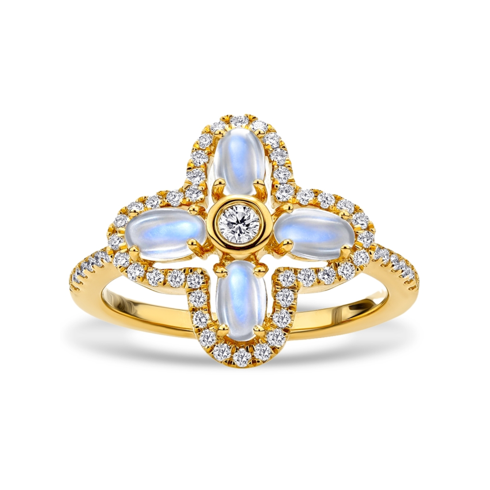 Felicity Moonstone and Diamond Ring