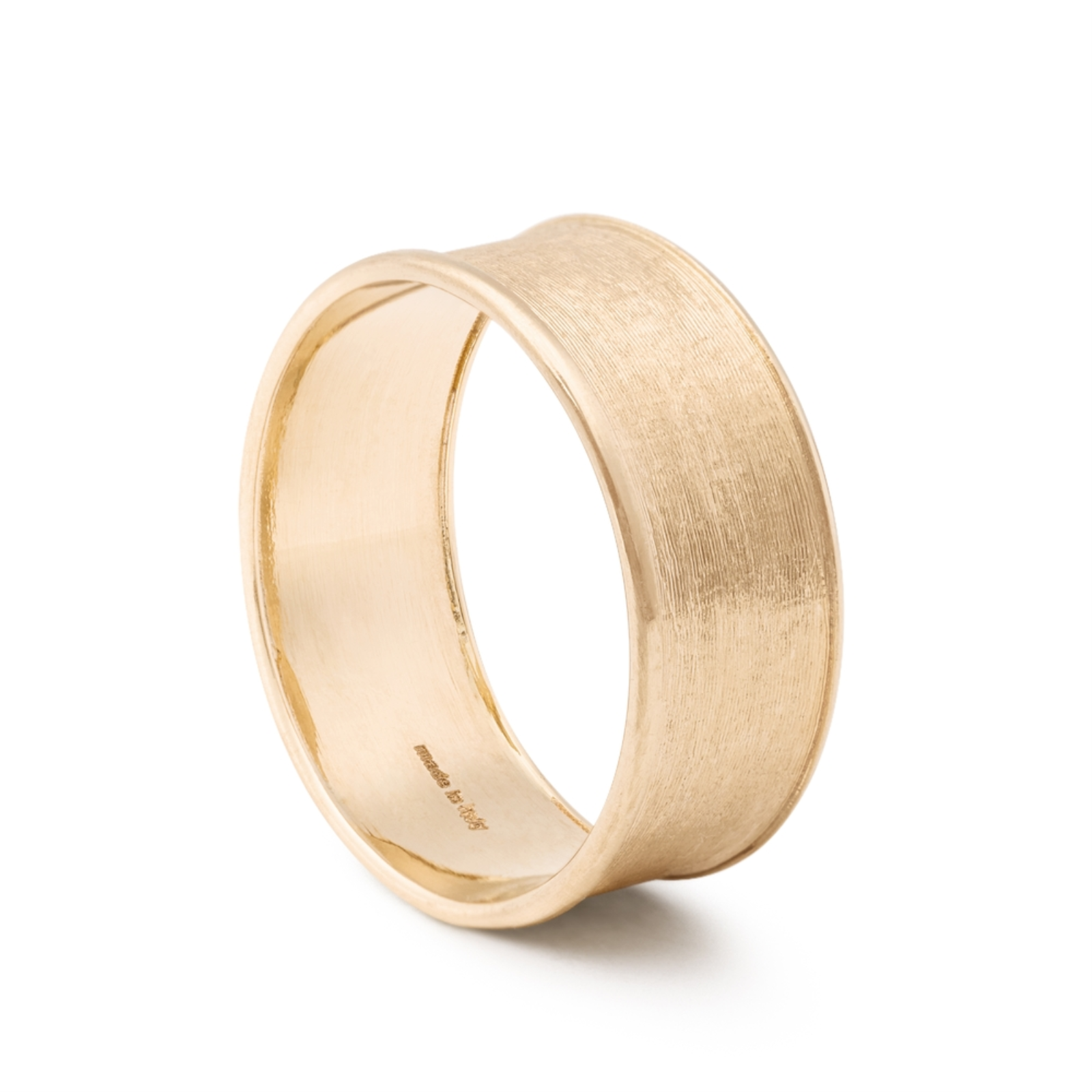 UOMO Yellow Gold Unisex Stackable Ring