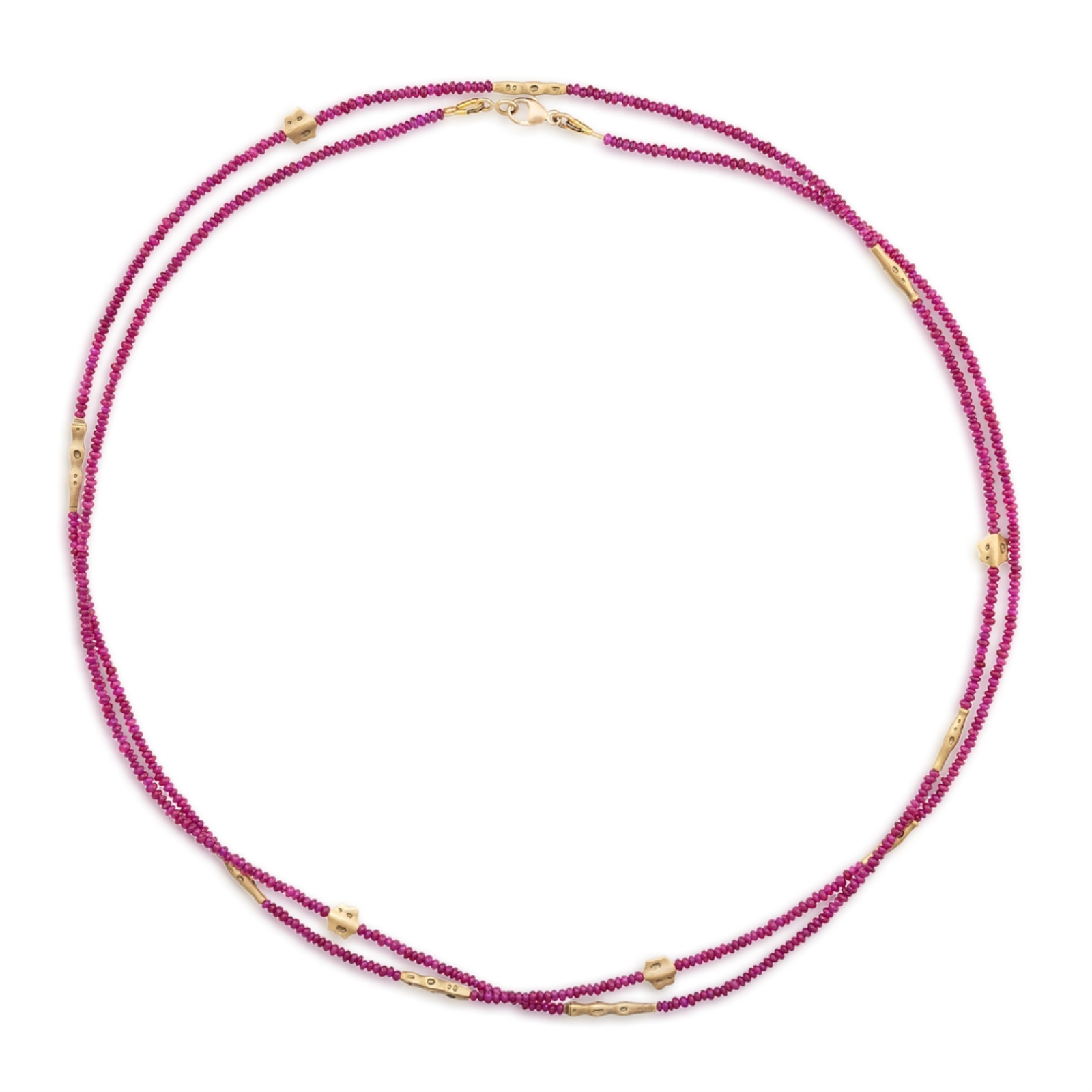 Ruby Flora Necklace