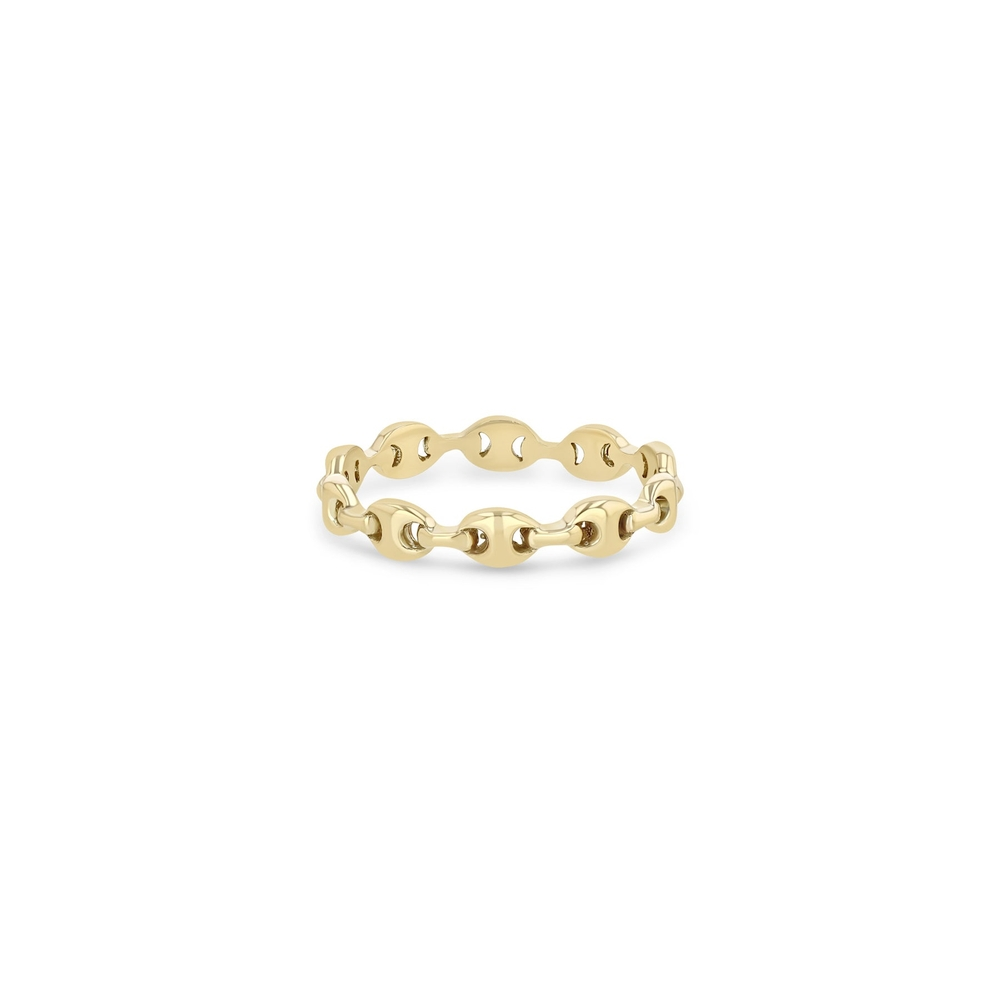 Small Puffed Mariner Link Ring