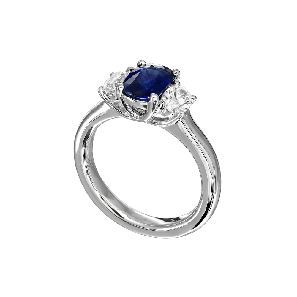 Sapphire and Diamond Ring