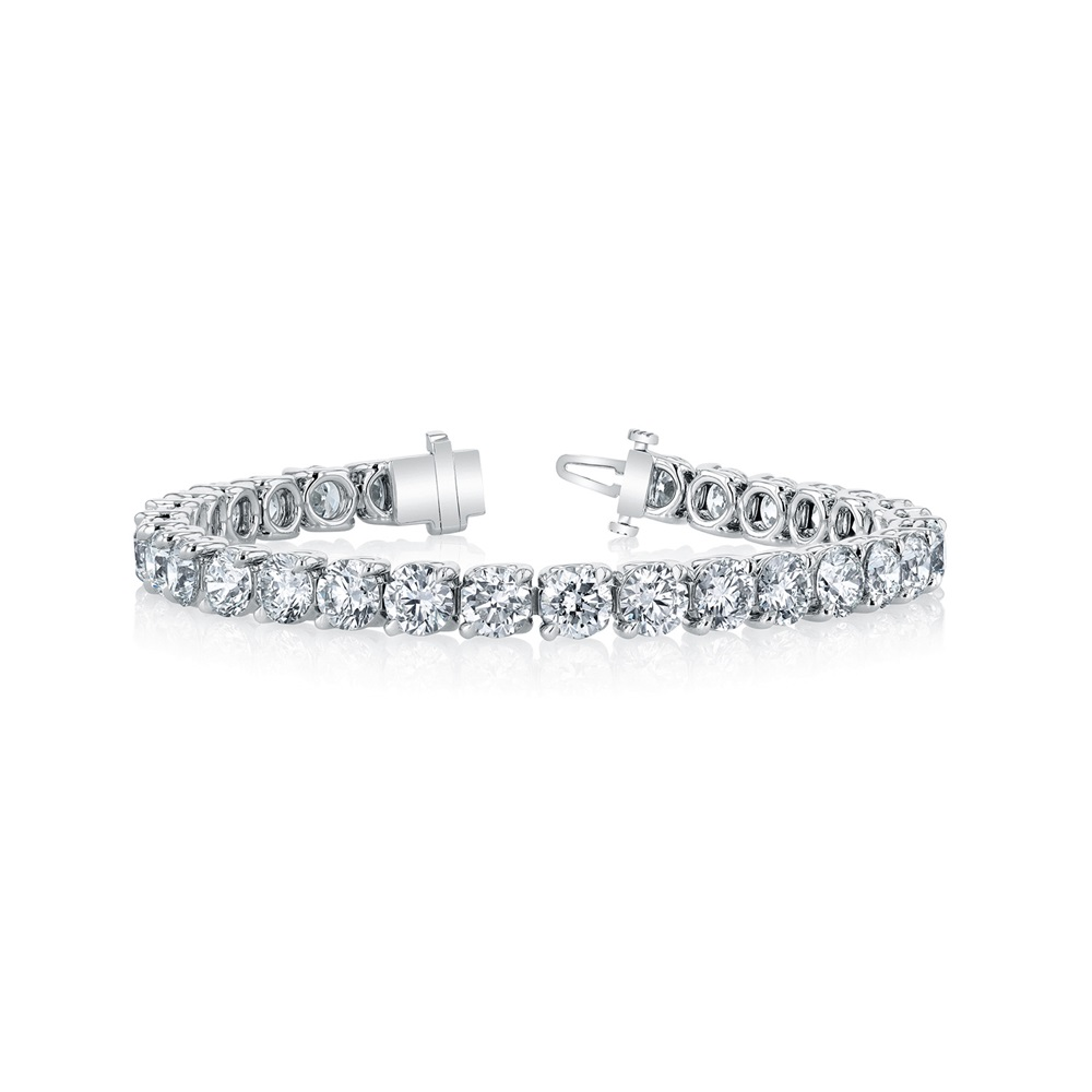 White Gold and Diamond Buttercup Bracelet