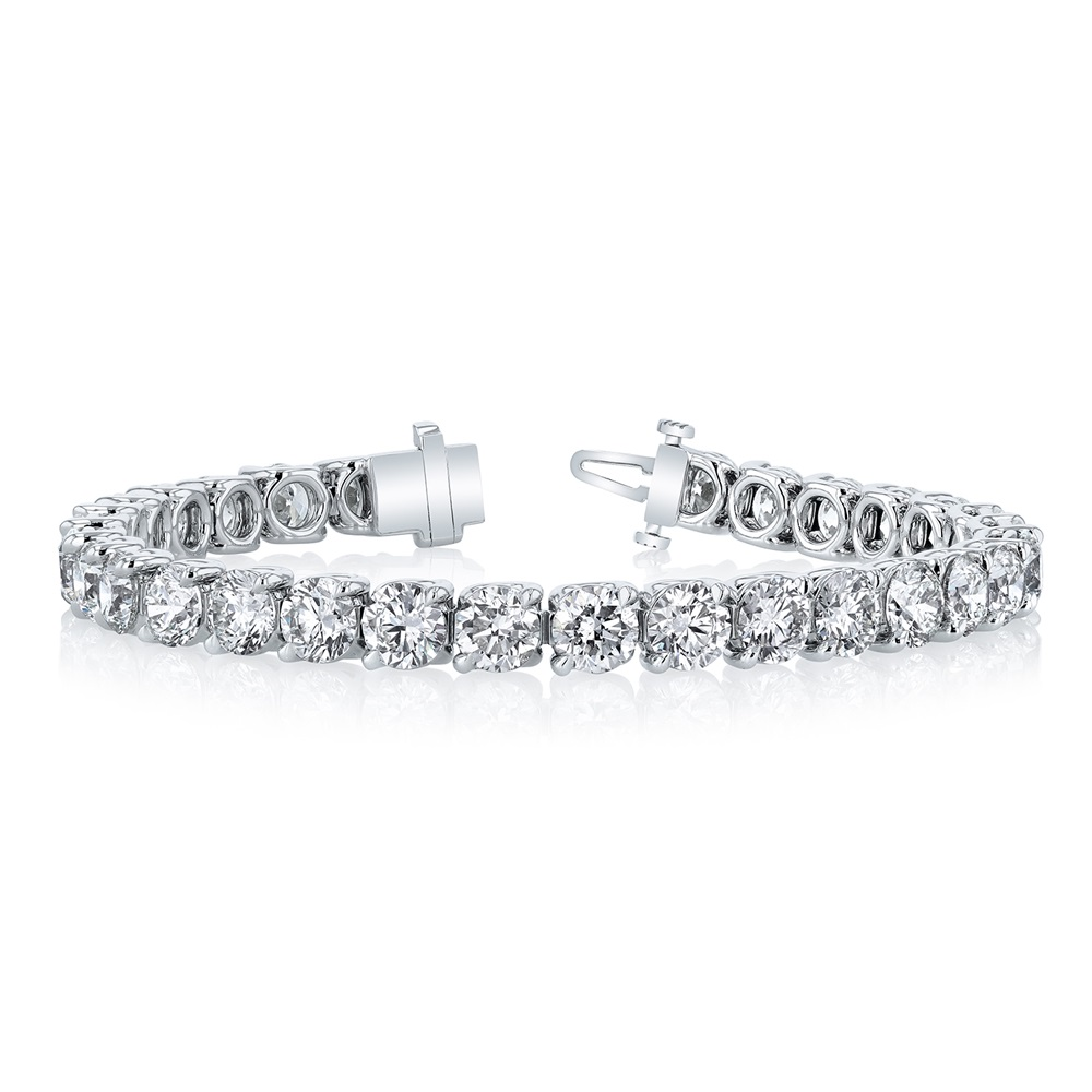 White Gold and Diamond Buttercup Bracelet
