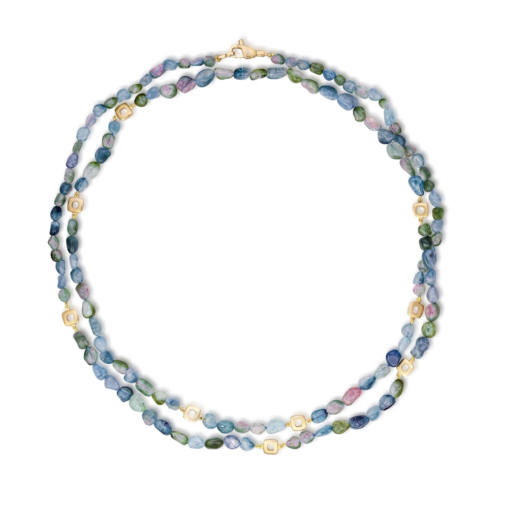 Gold and Tourmaline Necklace