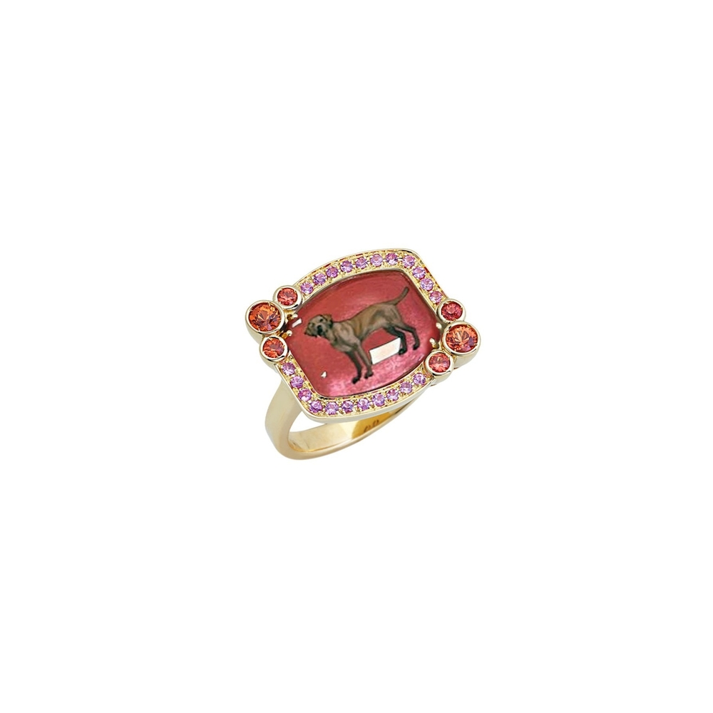 BEING FURRY SAPPHIRES RING