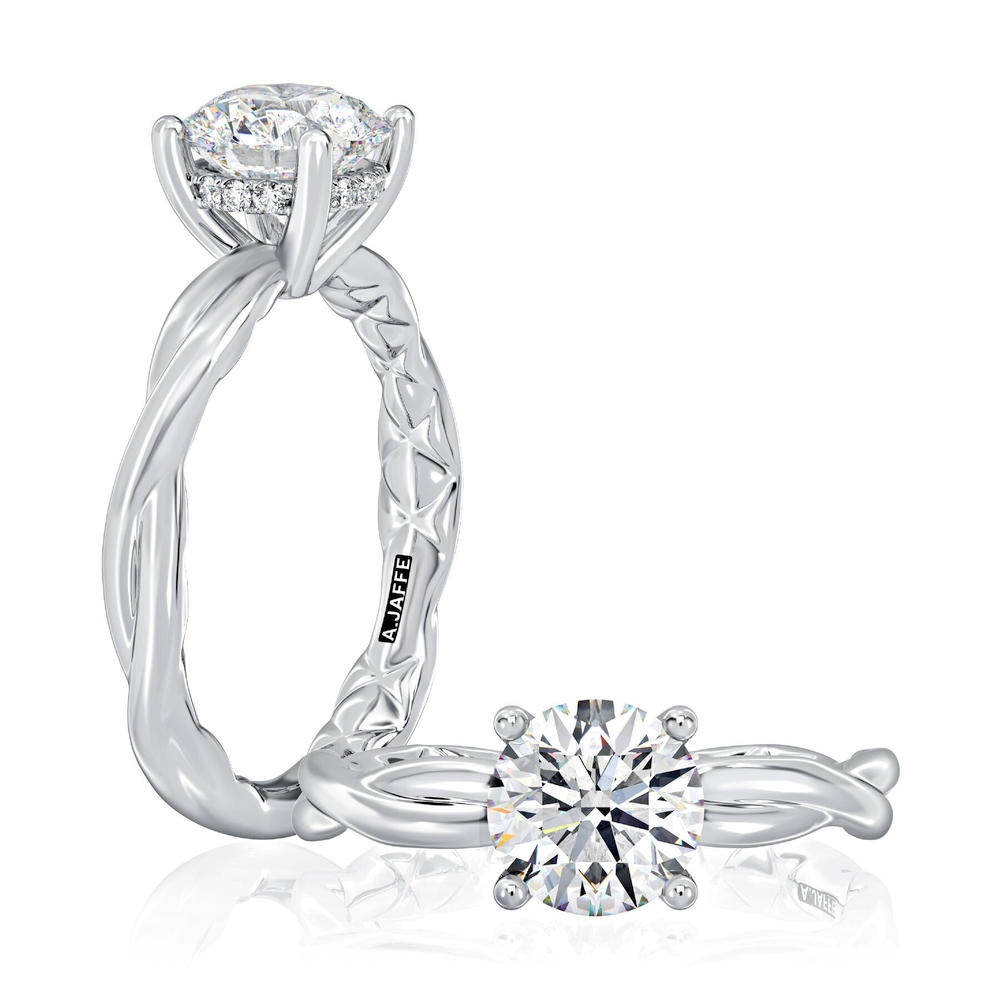 Platinum and Diamond Ring Mounting