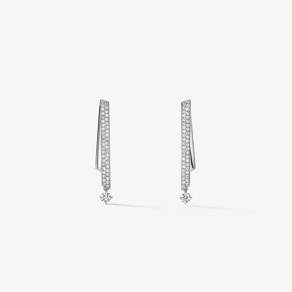 INSIDE/OUT Diamond Stiletto Flip Petite Earrings