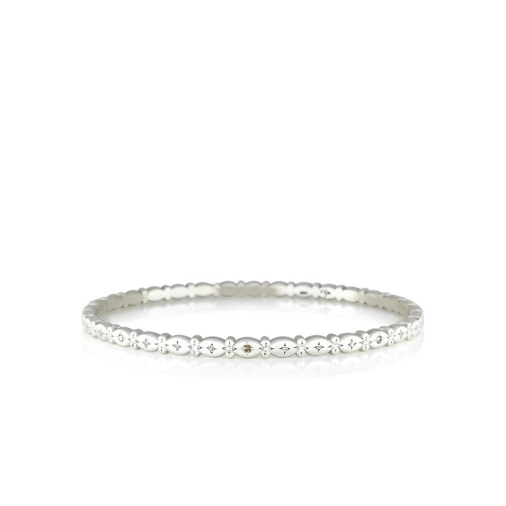 Silver Lights Bangle
