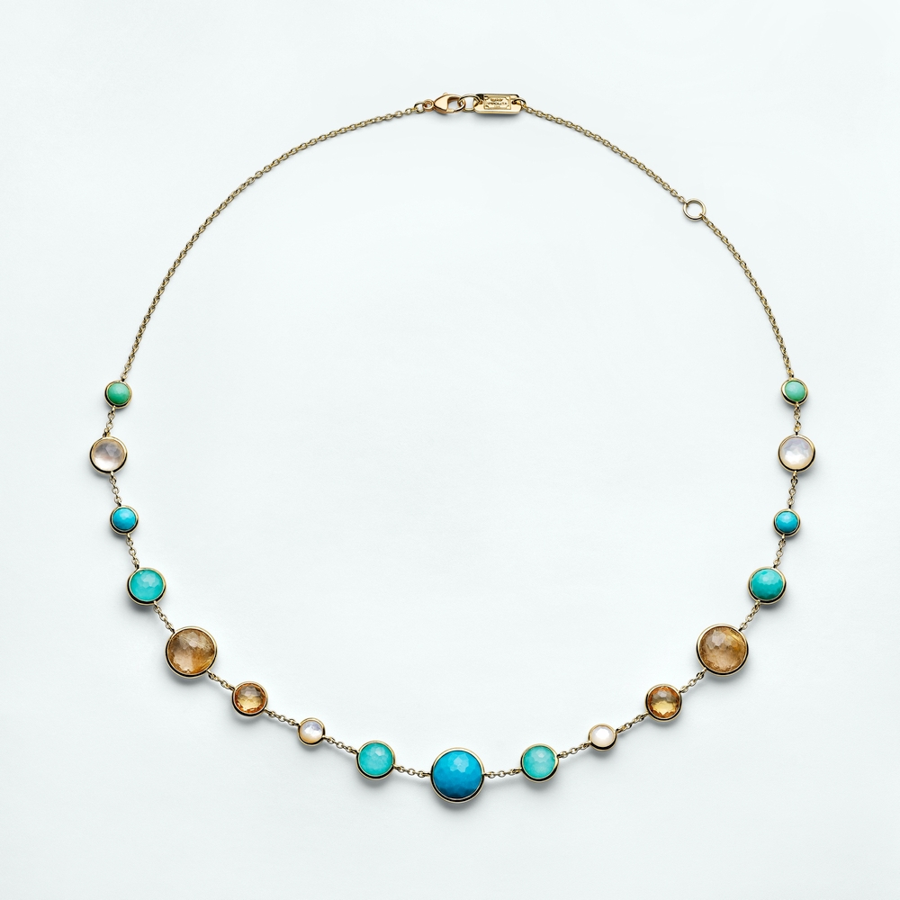 Yellow Gold Fronda Lollitini Necklace