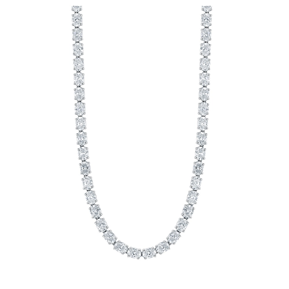 White Gold and Diamond Necklace