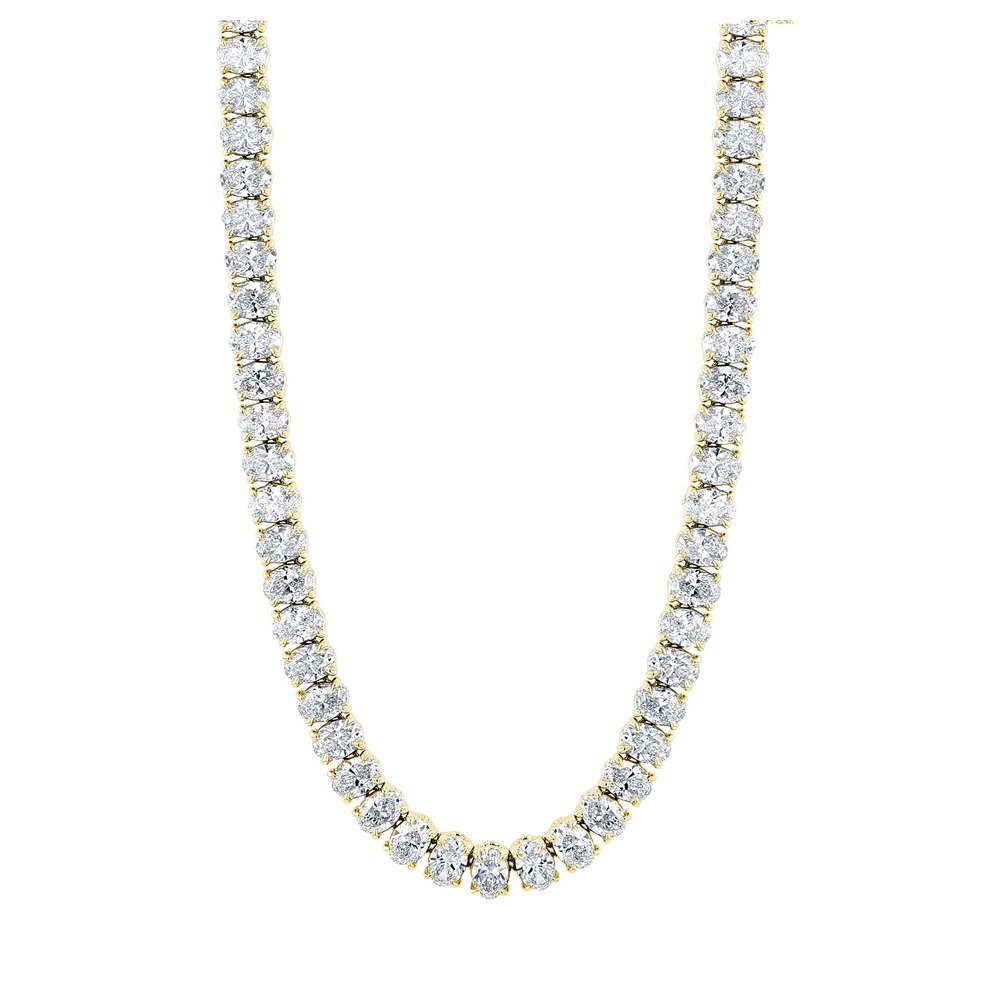 Yellow Gold and Diamond Necklace