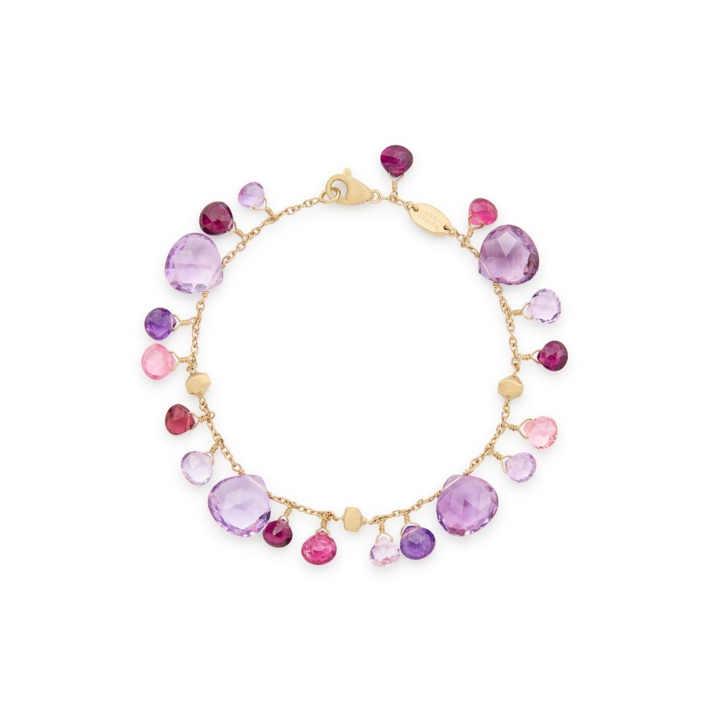 Yellow Gold Paradise Mixed Gemstone Bracelet