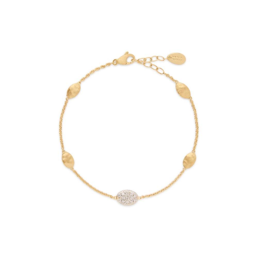 Yellow and White Gold Siviglia Diamond Bracelet