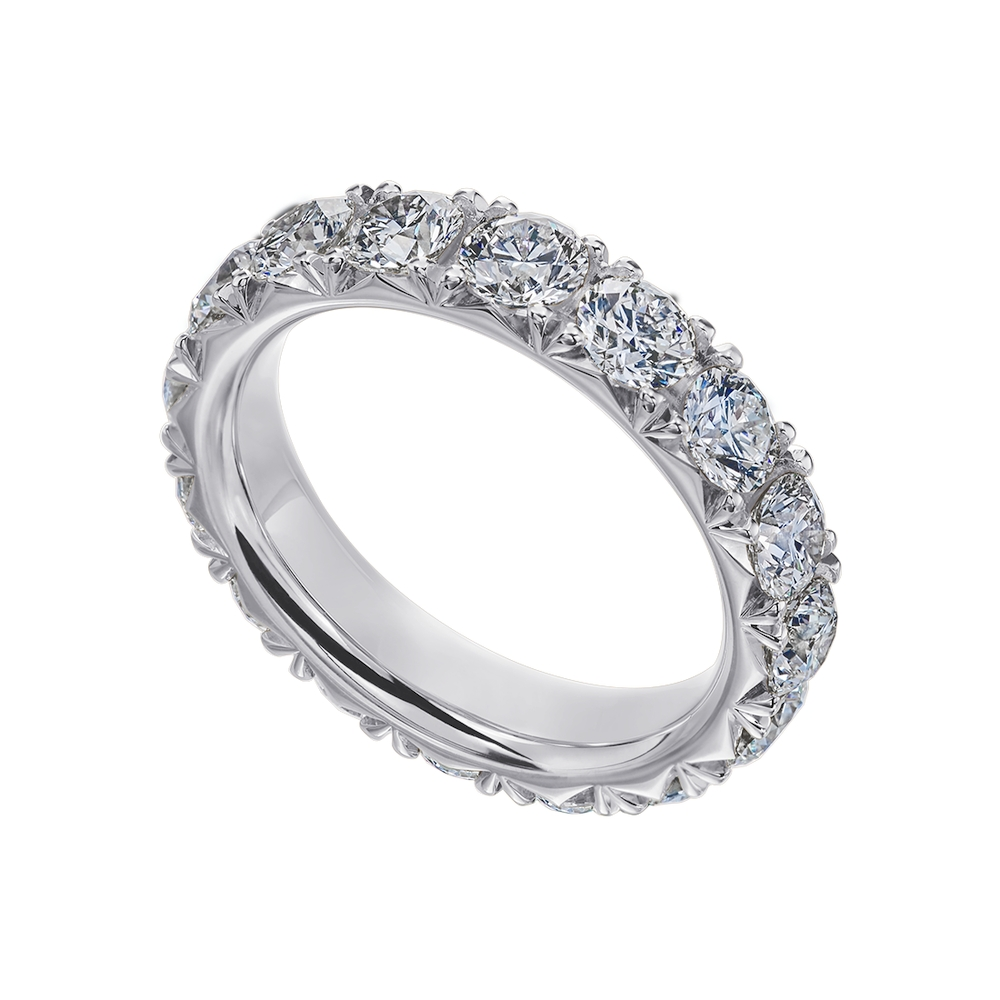 Platinum and Diamond Eternity Band