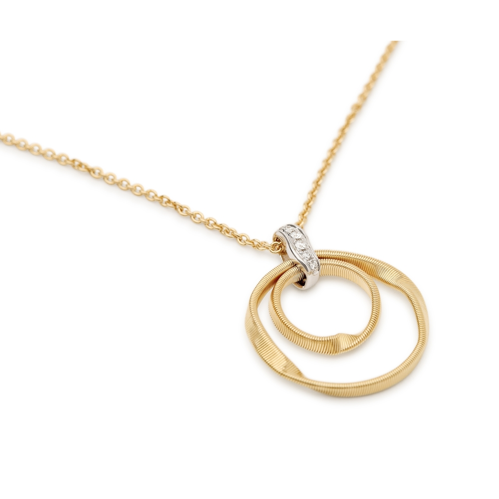 White/Yellow Gold Diamond Marrakech Necklace
