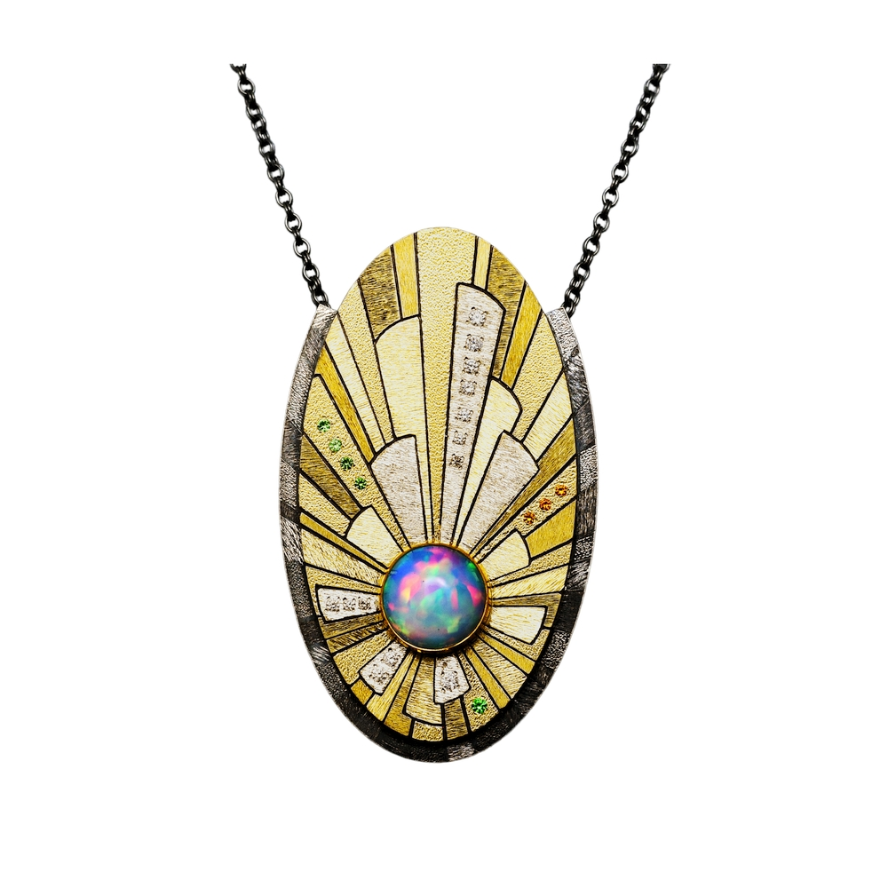 Opal in the Sky Necklace