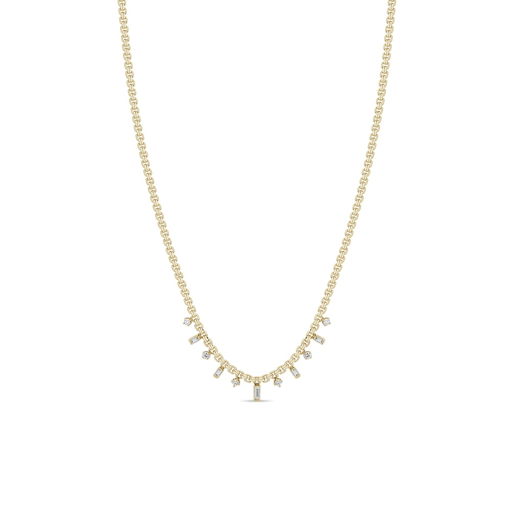 Yellow Gold and Diamond Necklace