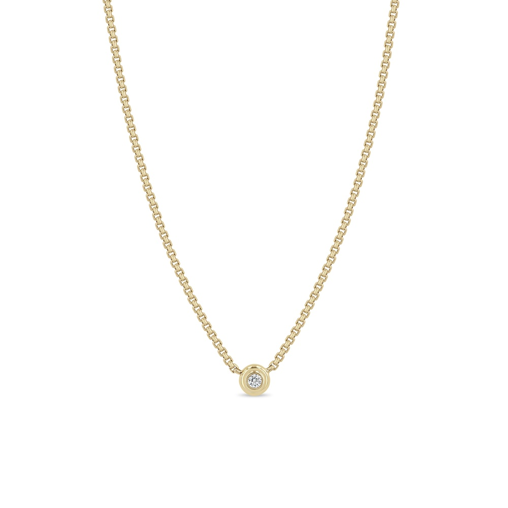 Yellow Gold and Diamond Necklace