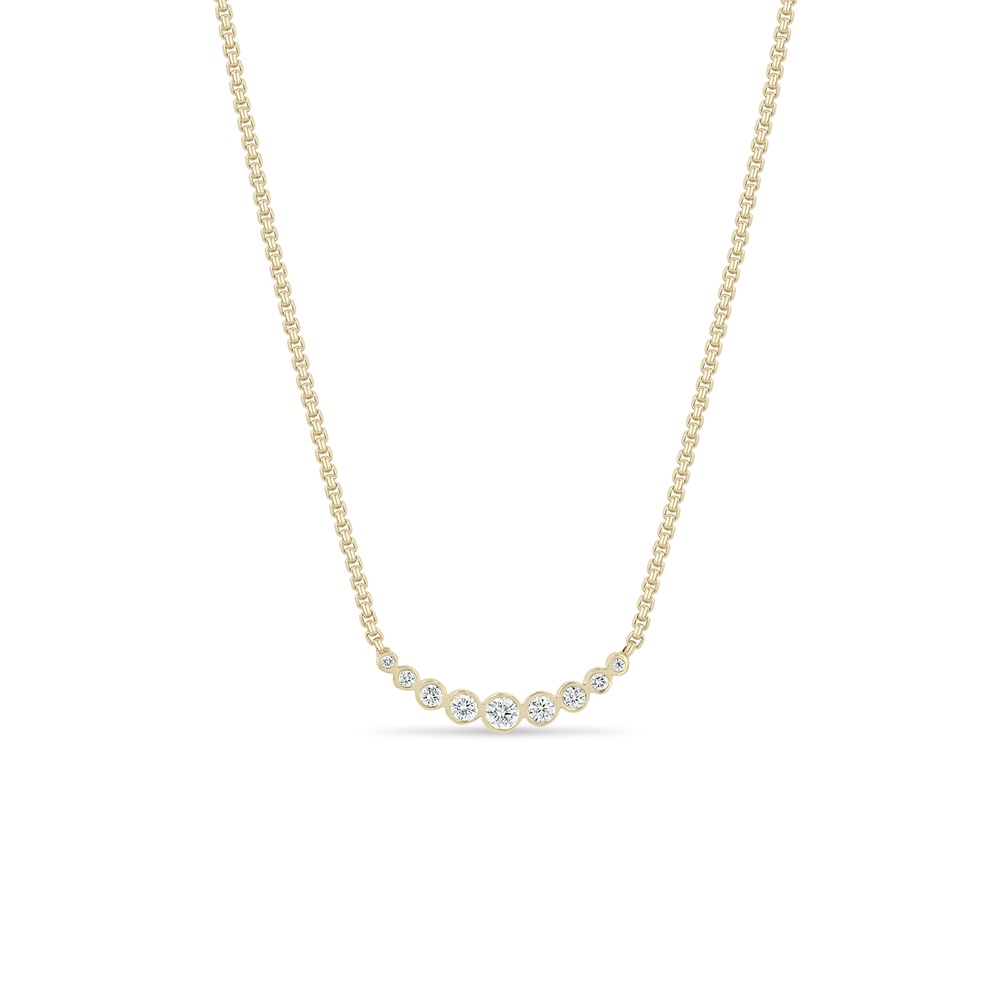 Yellow Gold and Diamond Necklace