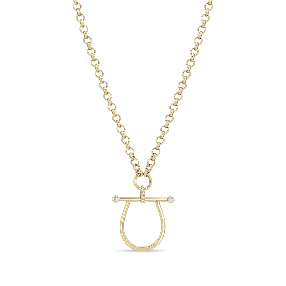 Yellow Gold and Diamond Necklace