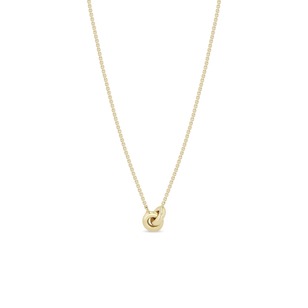 Yellow Gold Knot Necklace