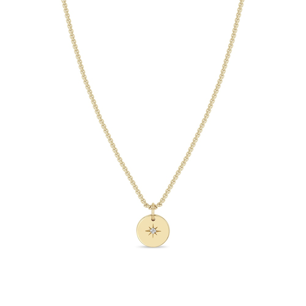 Yellow Gold and Diamond Necklace