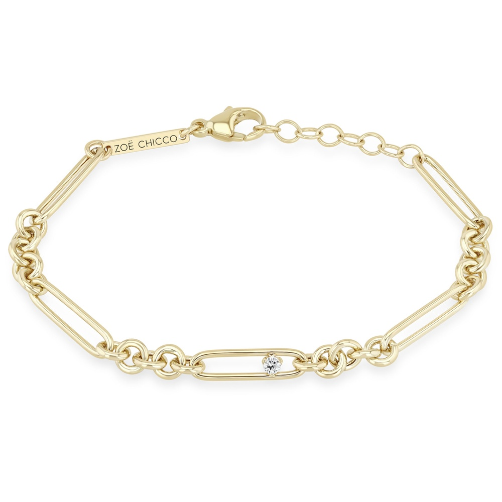 Yellow Gold and Diamond Bracelet