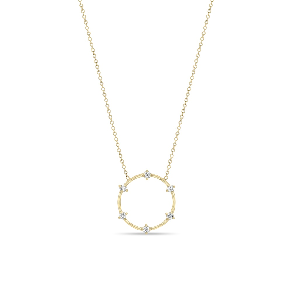Yellow Gold and Diamond Necklace
