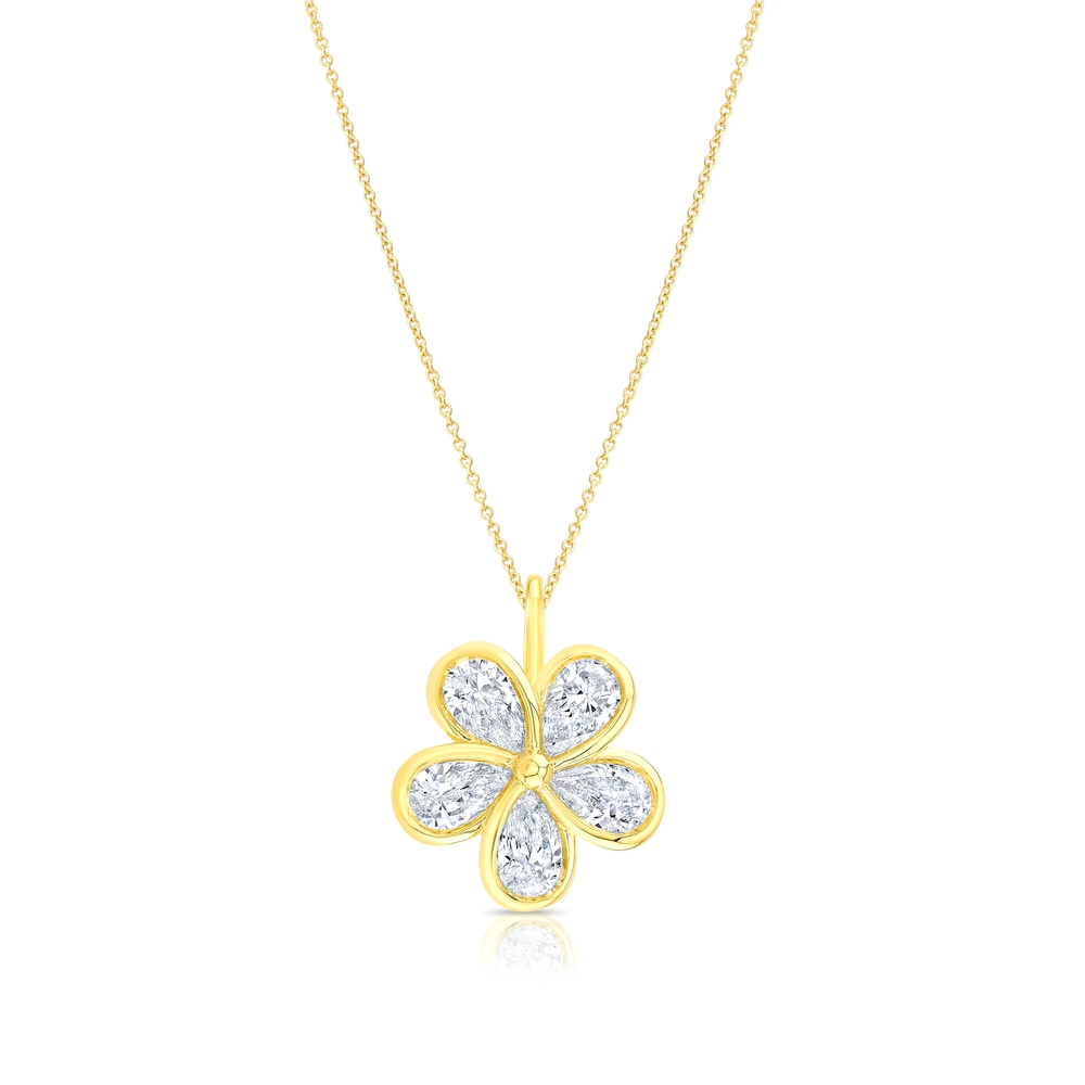 Yellow Gold and Diamond Necklace