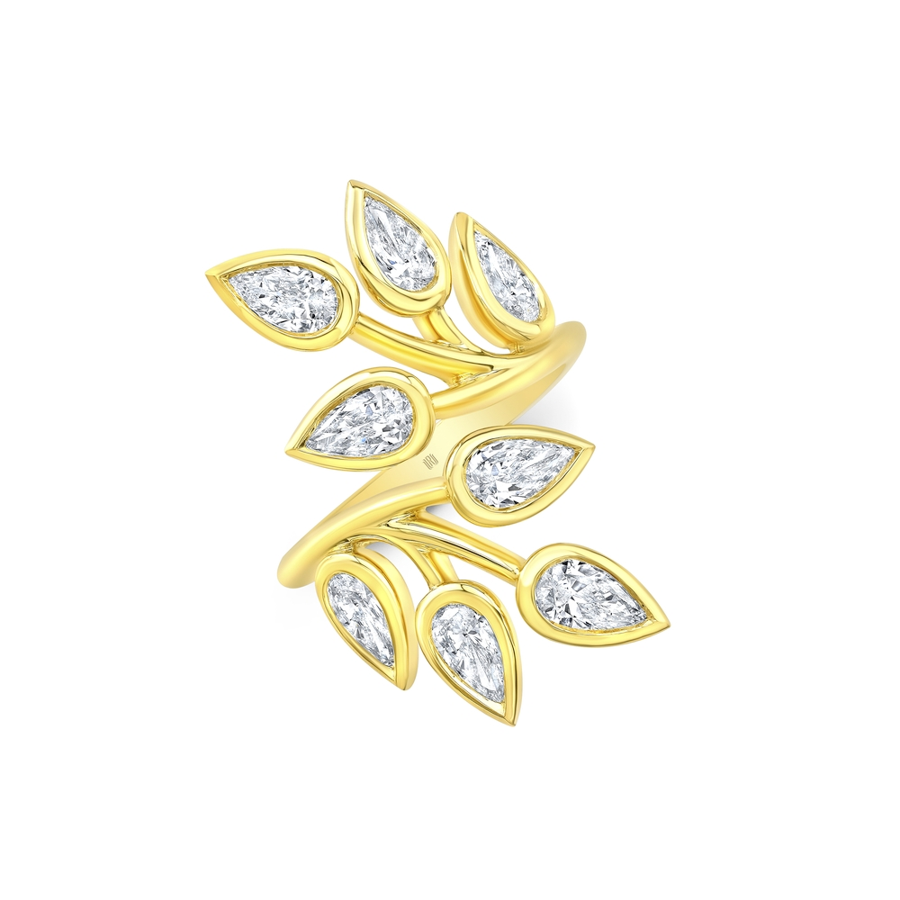 Yellow Gold and Diamond Ring