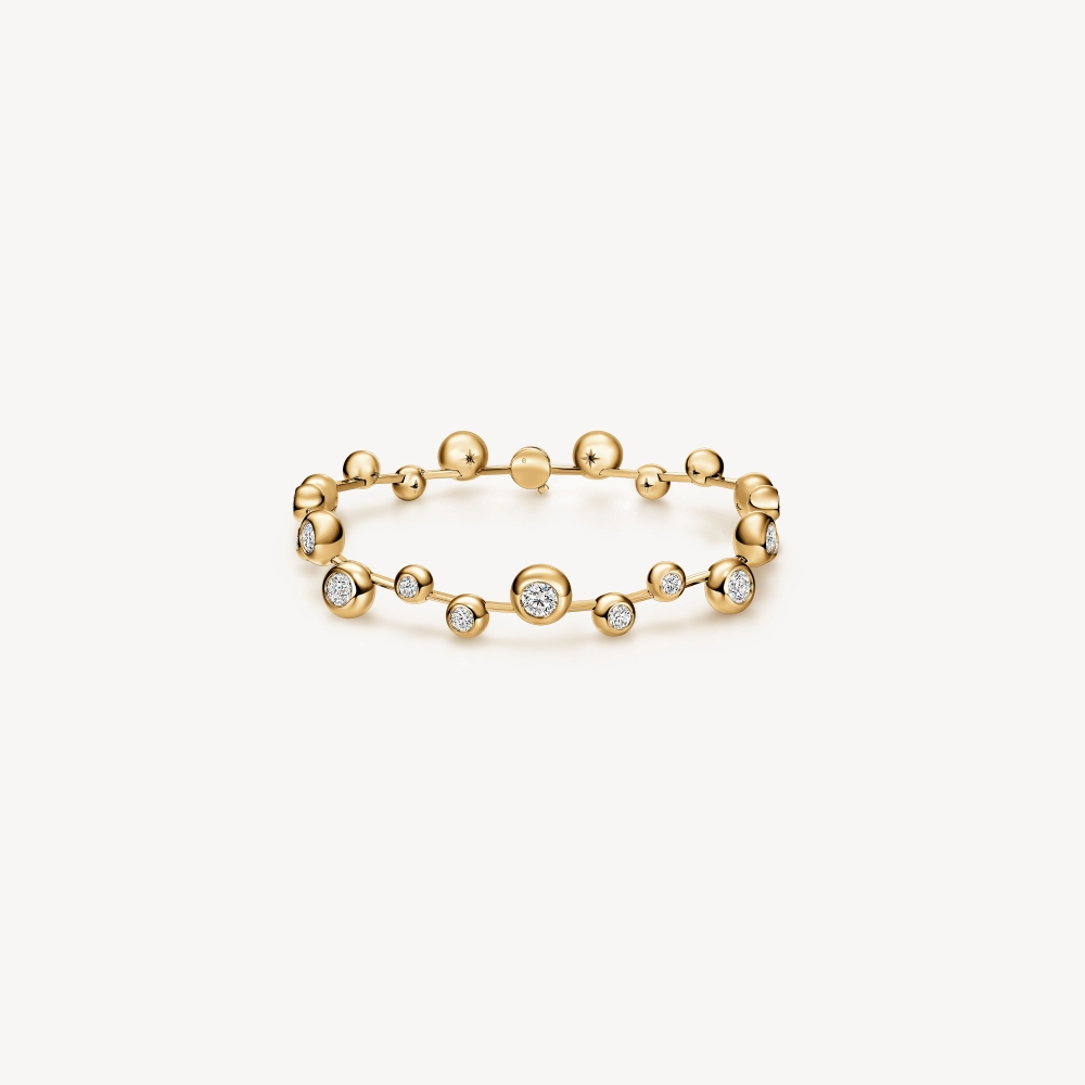 Yellow Gold and Diamond Dream Floating Bracelet